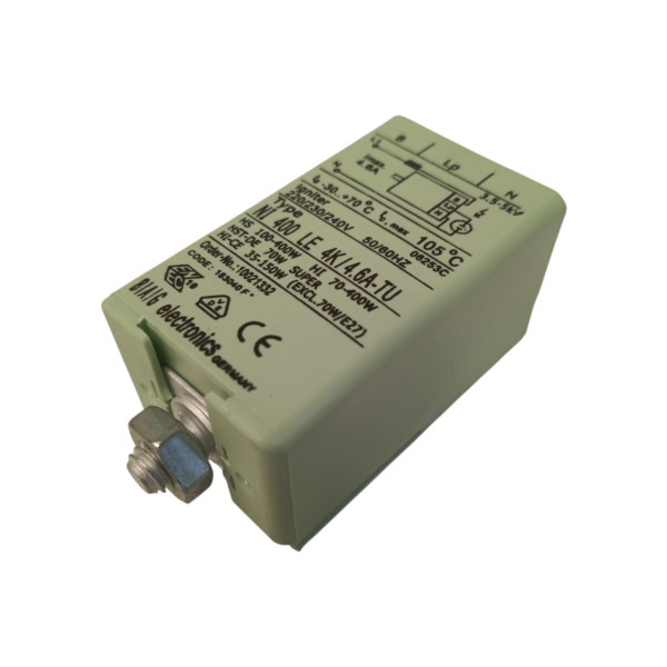 Bag Electronics Zündgerät HS100/400 W Hi70/400 W Hi-Ce 35–400 W (Ni400le4k), 3 Drähte